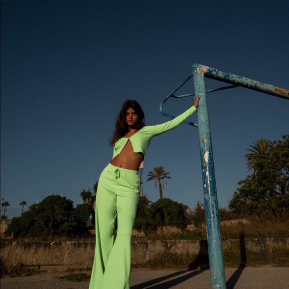 Zara green lounge set Clearance